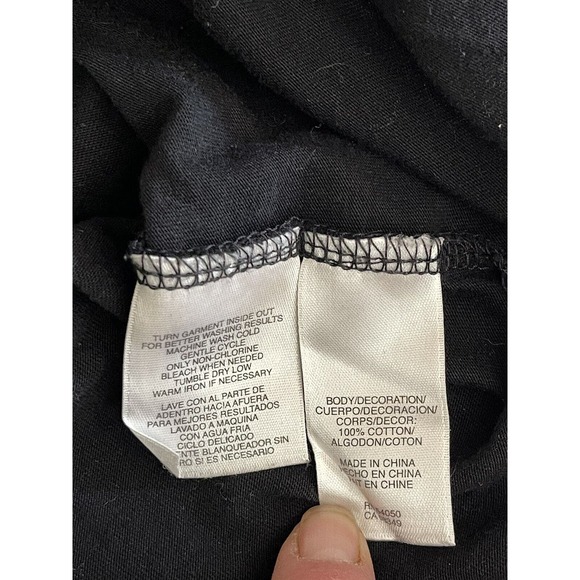 Jones New York Sport Women's Sz XL Black Raised Embroider Front Tank Sleeveless - Picture 4 of 7